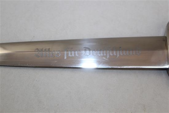 A German Third Reich SA dagger & 2 crosses